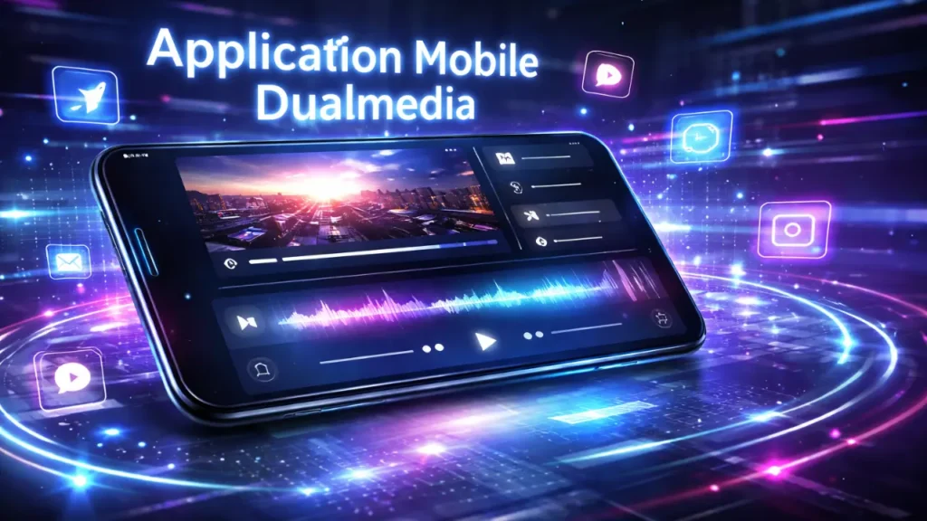 application mobile dualmedia